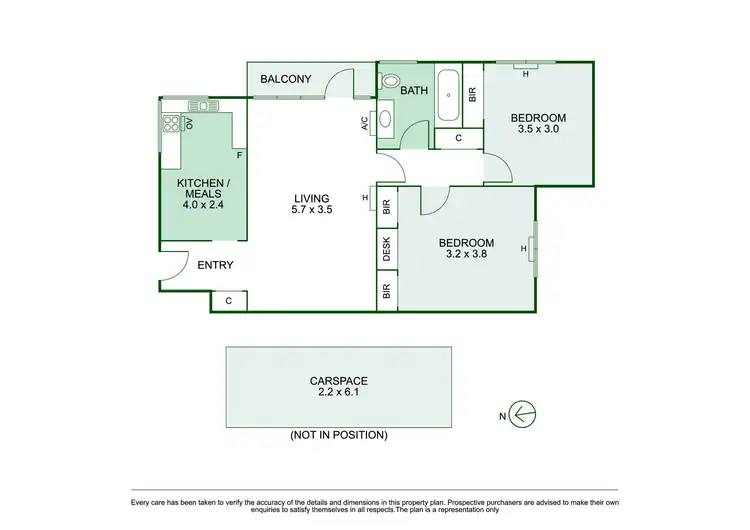 Floorplan of Homely apartment listing, 22/200 Wattletree Road, Malvern VIC 3144