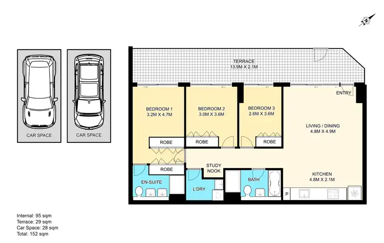 Floorplan of Homely apartment listing, 111/39 Devlin Street, Ryde NSW 2112