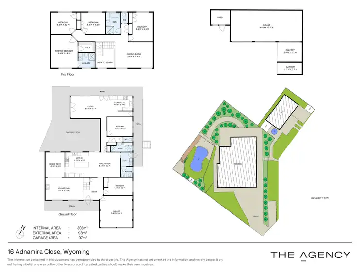 Floorplan of Homely house listing, 16 Adnamira Close, Wyoming NSW 2250