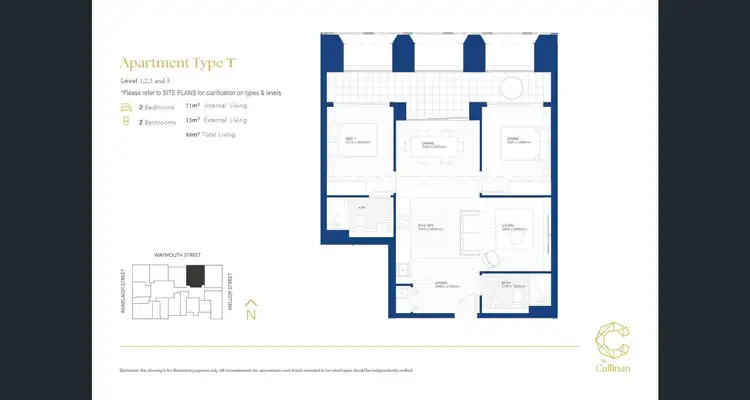 Floorplan of Homely apartment listing, 115/181 Waymouth Street, Adelaide SA 5000