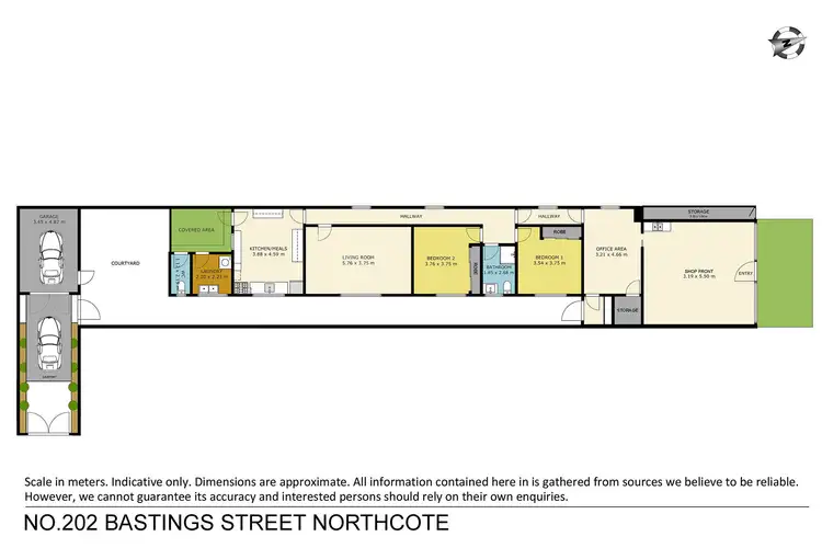 Floorplan of Homely house listing, 202 Bastings Street, Northcote VIC 3070
