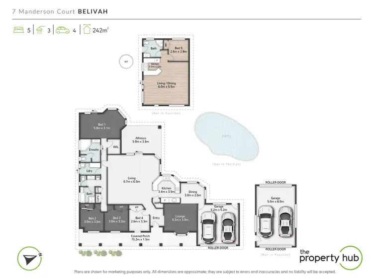 Floorplan of Homely rural property listing, 7 Manderson Court, Belivah QLD 4207