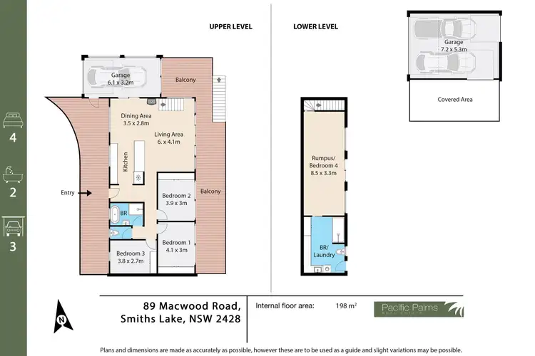 Floorplan of Homely house listing, 89 Macwood Road, Smiths Lake NSW 2428