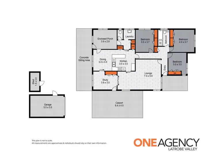 Floorplan of Homely house listing, 312 Old Sale Road, Newborough VIC 3825