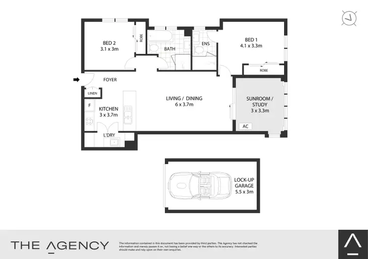 Floorplan of Homely apartment listing, 1/91-93 Burwood Road, Concord NSW 2137