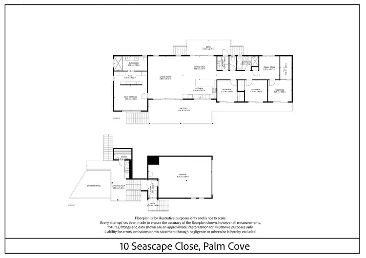 Floorplan of Homely house listing, 10 Seascape Close, Palm Cove QLD 4879