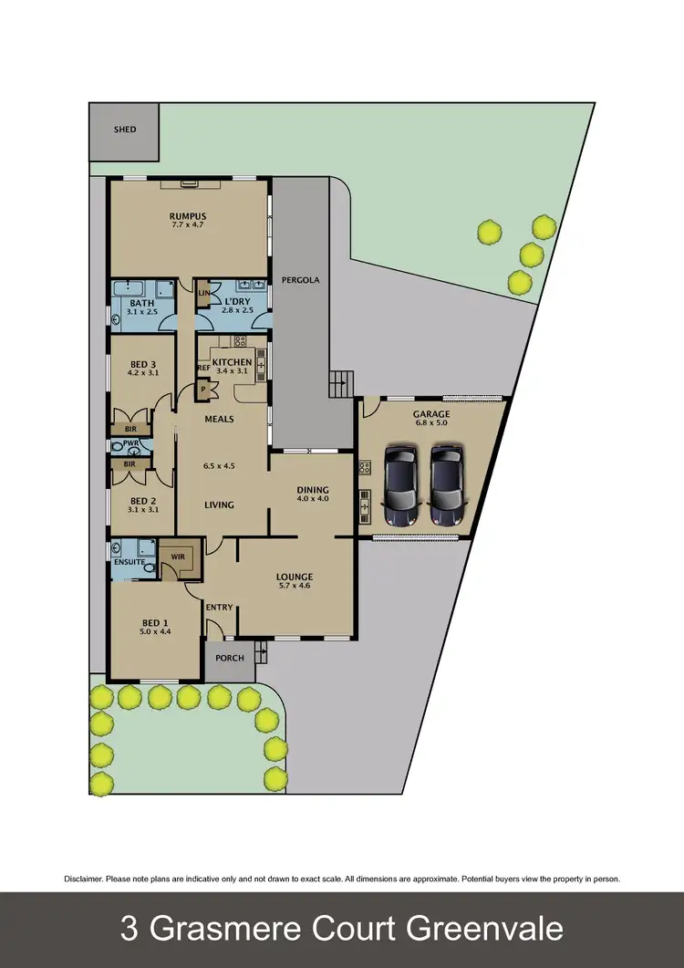 Floorplan of Homely house listing, 3 Grasmere Court, Greenvale VIC 3059