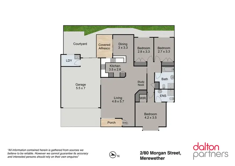 Floorplan of Homely villa listing, 2/80 Morgan Street, Merewether NSW 2291