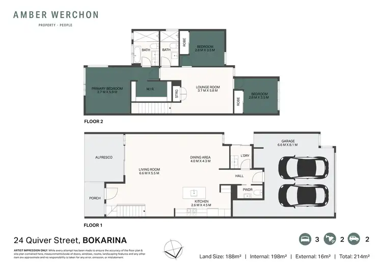 Floorplan of Homely house listing, 24 Quiver Street, Bokarina QLD 4575