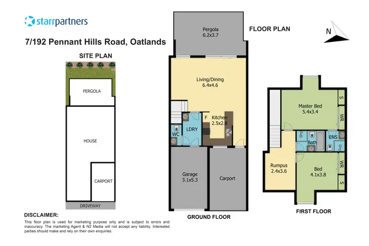 Floorplan of Homely villa listing, 7/192-194 Pennant Hills, Oatlands NSW 2117