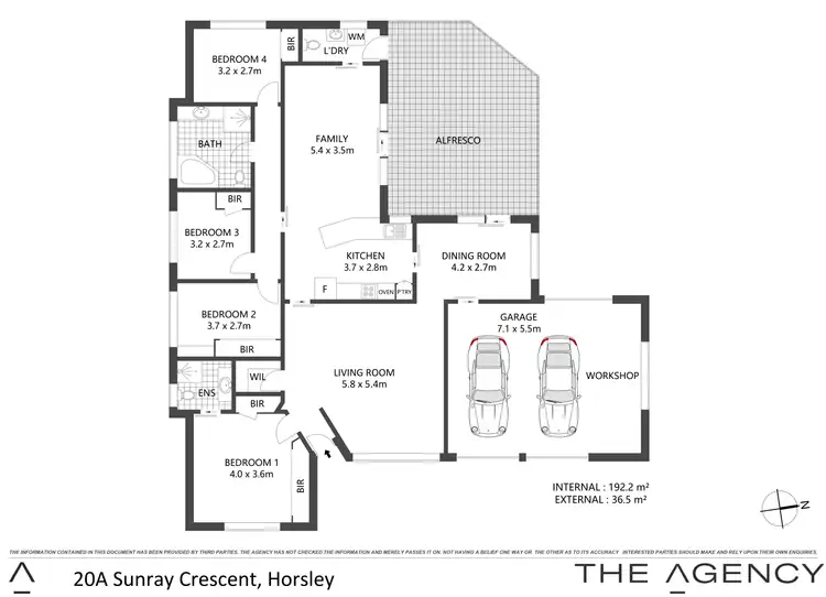 Floorplan of Homely house listing, 20A Sunray Crescent, Horsley NSW 2530