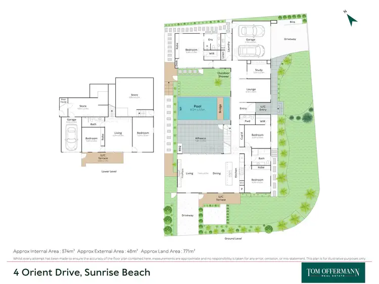Floorplan of Homely house listing, 4 Orient Drive, Sunrise Beach QLD 4567