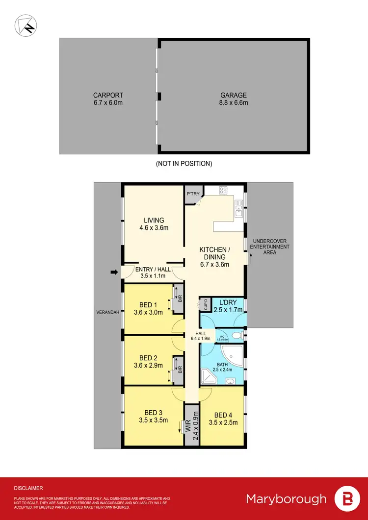 Floorplan of Homely house listing, 19 Raglan Street, Dunolly VIC 3472