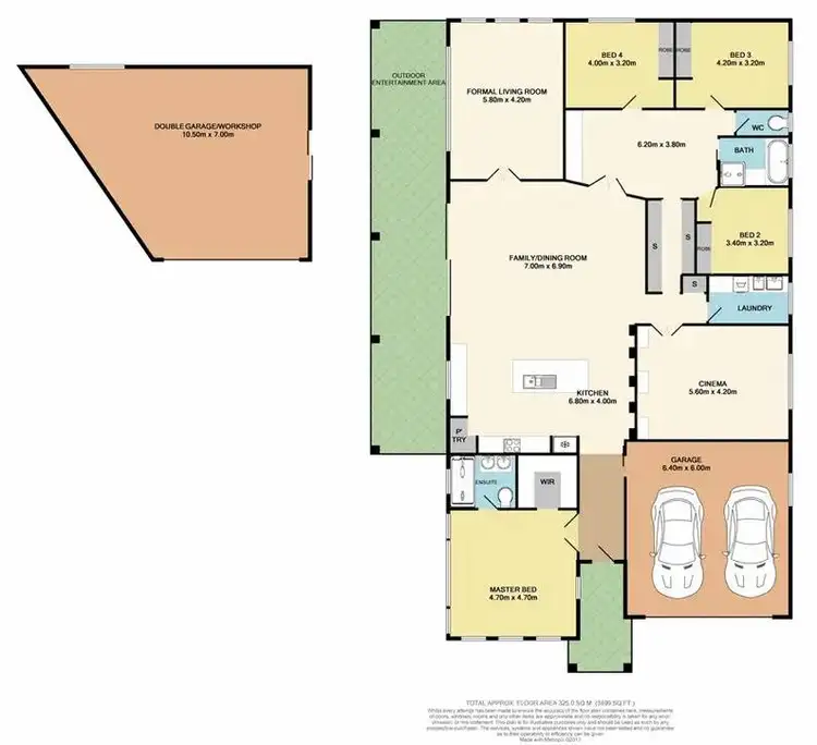 Floorplan of Homely house listing, 1 Brumby Parade, North Lakes QLD 4509