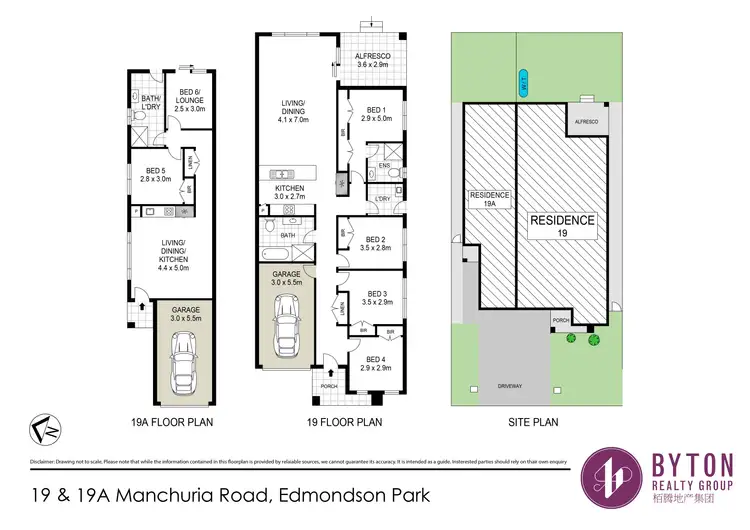 Floorplan of Homely house listing, 19 &19A Manchuria Road, Edmondson Park NSW 2174