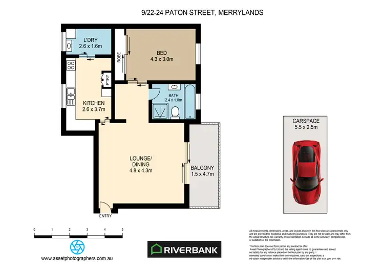 Floorplan of Homely unit listing, 9/22-24 Paton Street, Merrylands NSW 2160
