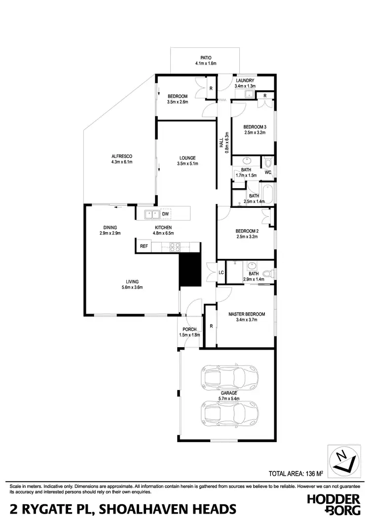 Floorplan of Homely house listing, 2 Rygate Place, Shoalhaven Heads NSW 2535