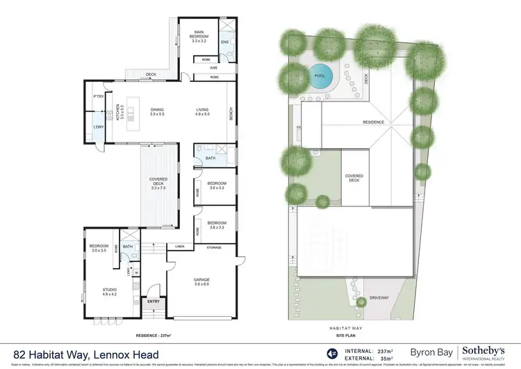 Floorplan of Homely house listing, 82 Habitat Way, Lennox Head NSW 2478