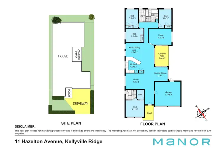 Floorplan of Homely house listing, 11 Hazelton Avenue, Kellyville Ridge NSW 2155