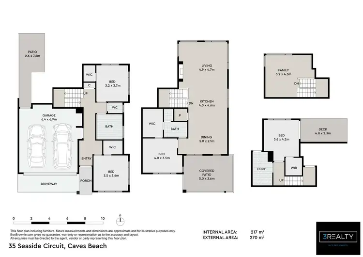 Floorplan of Homely house listing, 35 Seaside Circuit, Caves Beach NSW 2281