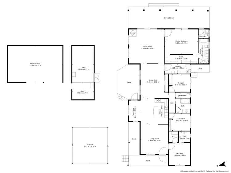 Floorplan of Homely house listing, 5 Lilian Court, Kinglake VIC 3763