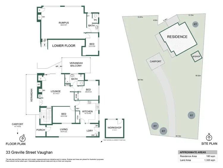 Floorplan of Homely house listing, 33 Greville Street, Vaughan VIC 3451