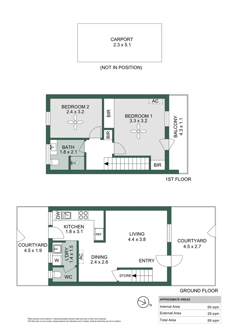 Floorplan of Homely unit listing, 3/30 Brighton Road, Glenelg East SA 5045