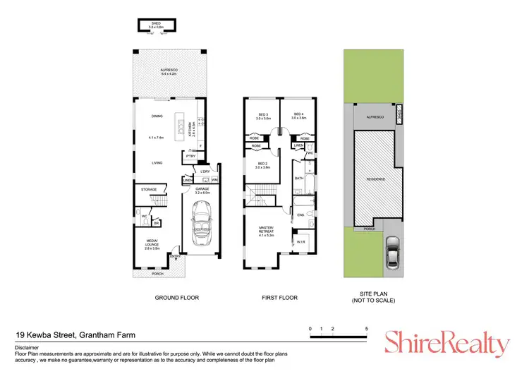 Floorplan of Homely house listing, 19 Kewba Street, Grantham Farm NSW 2765