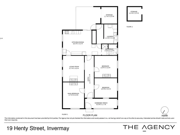 Floorplan of Homely house listing, 19 Henty Street, Invermay TAS 7248