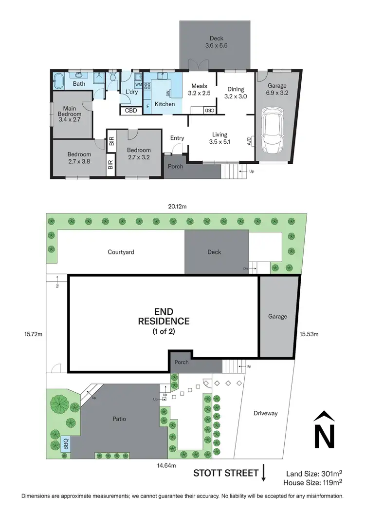 Floorplan of Homely house listing, 2/15 Stott Street, Box Hill South VIC 3128