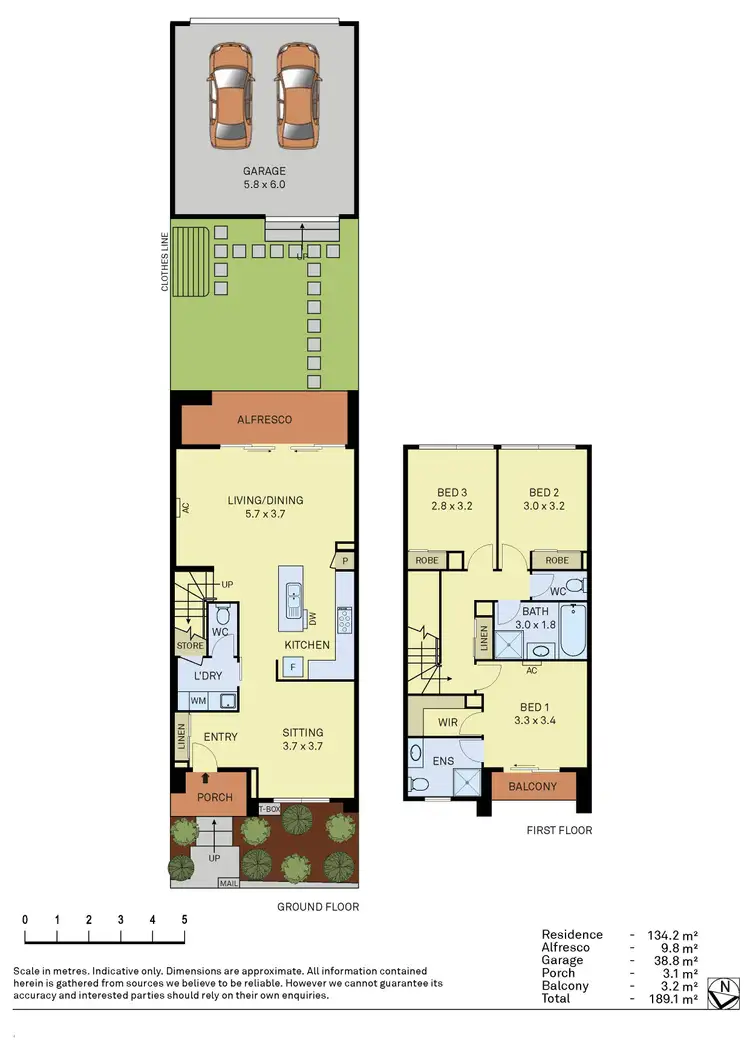 Floorplan of Homely townhouse listing, 8 Ted Street, Cranbourne VIC 3977