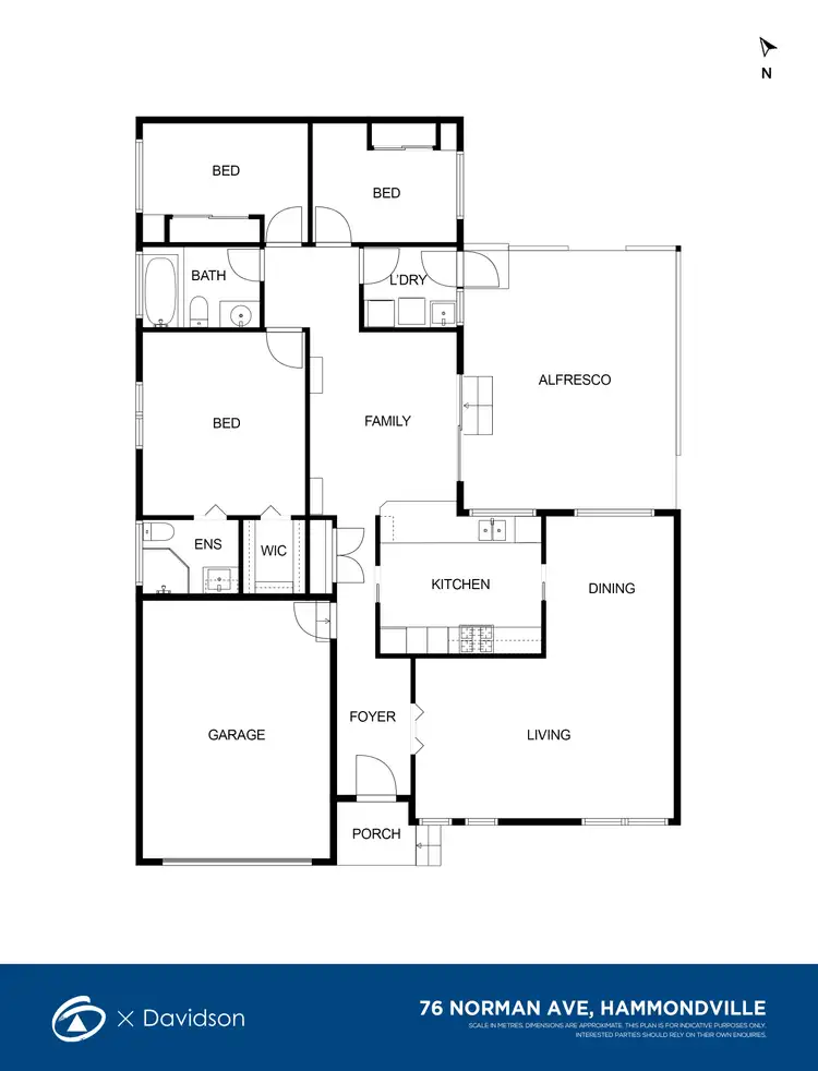 Floorplan of Homely house listing, 76 Norman Avenue, Hammondville NSW 2170