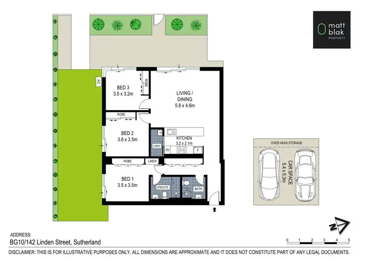 Floorplan of Homely apartment listing, BG10/142 Linden Street, Sutherland NSW 2232