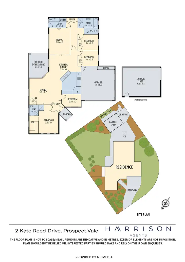 Floorplan of Homely house listing, 2 Kate Reed Drive, Prospect Vale TAS 7250
