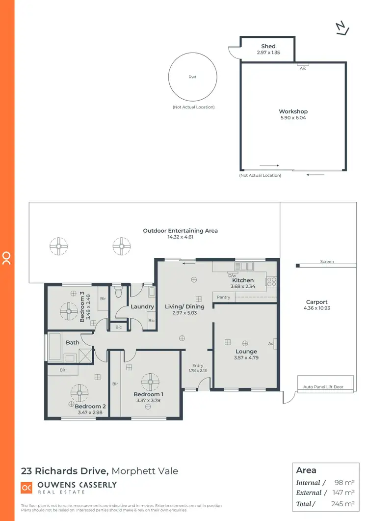 Floorplan of Homely house listing, 23 Richards Drive, Morphett Vale SA 5162
