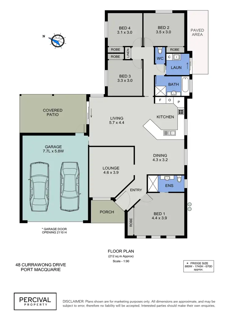 Floorplan of Homely house listing, 48 Currawong Drive, Port Macquarie NSW 2444