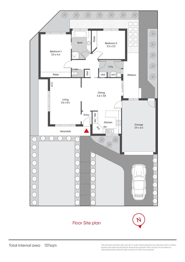 Floorplan of Homely unit listing, 1/19 Montgomery Street, Warragul VIC 3820
