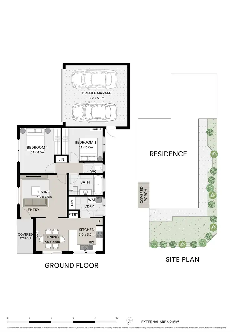 Floorplan of Homely unit listing, 1/4 Burdekin Road, Highton VIC 3216