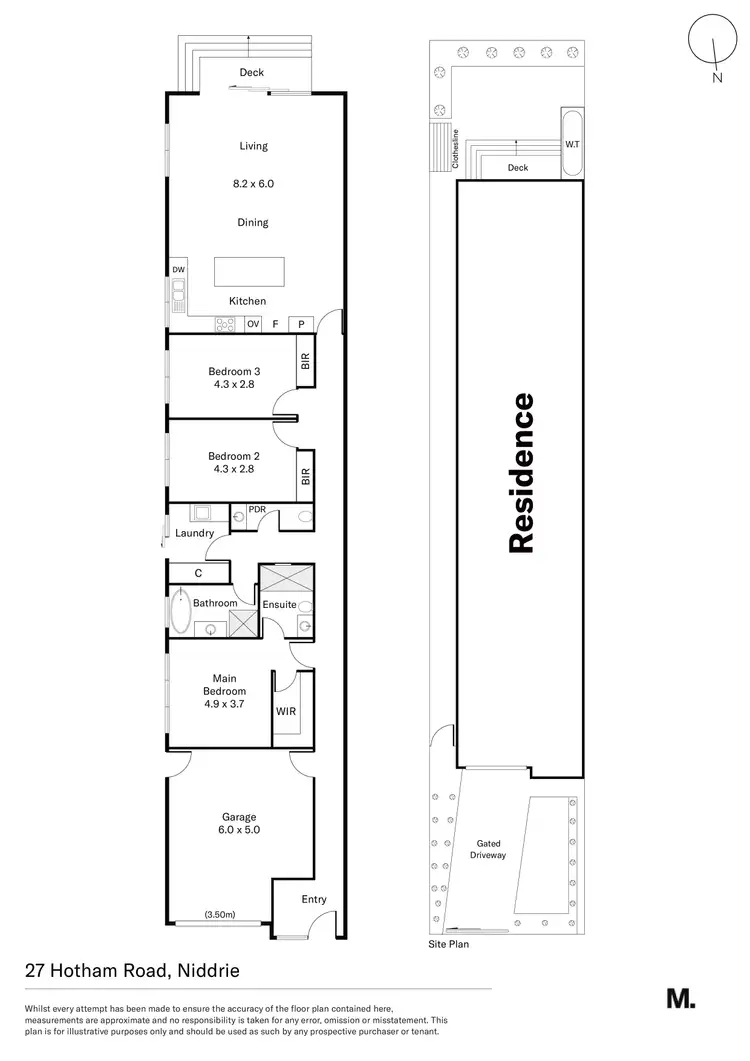 Floorplan of Homely house listing, 27 Hotham Road, Niddrie VIC 3042