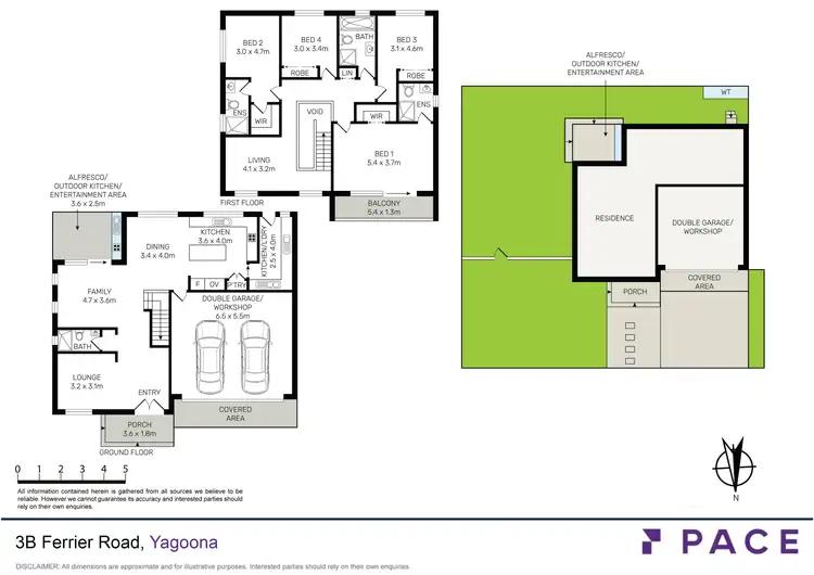 Floorplan of Homely semi-detached listing, 3B Ferrier Road, Yagoona NSW 2199