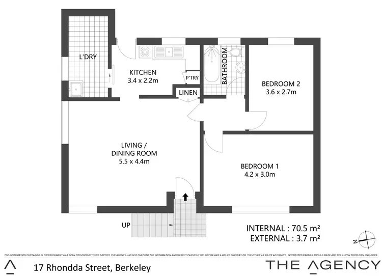 Floorplan of Homely house listing, 17 Rhondda Street, Berkeley NSW 2506
