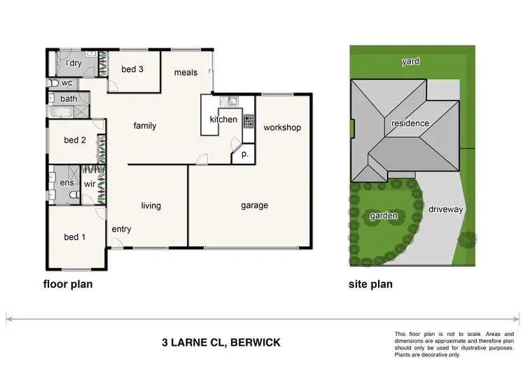 Floorplan of Homely house listing, 3 Larne Close, Berwick VIC 3806