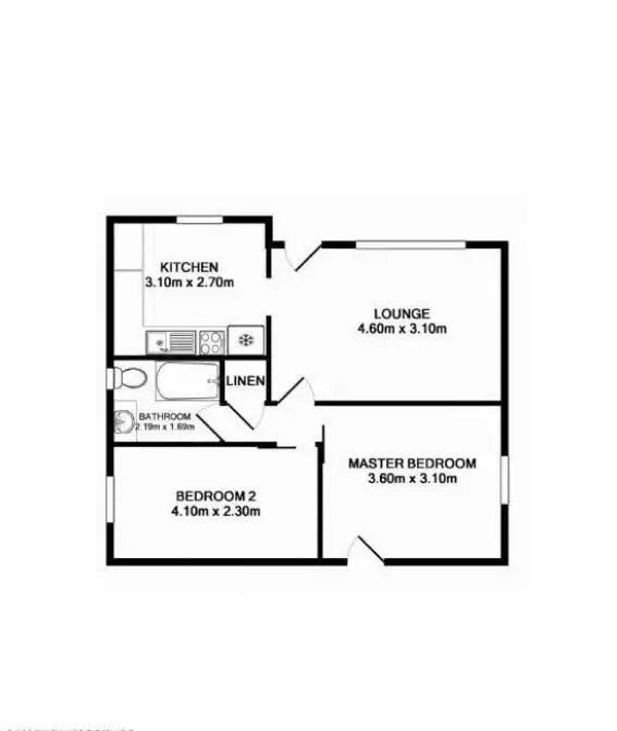 Floorplan of Homely unit listing, 1,2 & 3/30 Booth Street, Queanbeyan NSW 2620