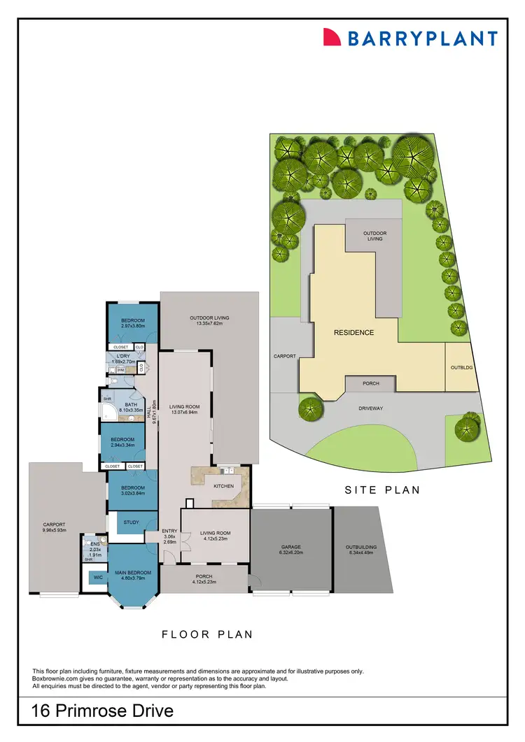 Floorplan of Homely house listing, 16 Primrose Drive, Mildura VIC 3500