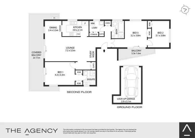 Floorplan of Homely apartment listing, 3/75 Stuart Street, Manly NSW 2095