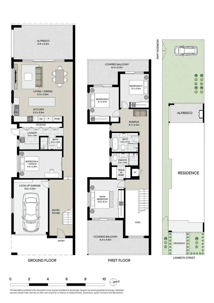 Floorplan of Homely semi-detached listing, 136A Lambeth Street, Panania NSW 2213