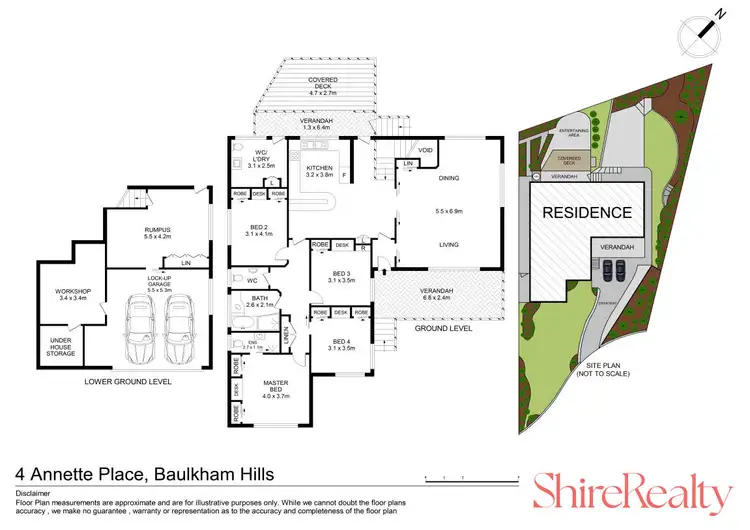Floorplan of Homely house listing, 4 Annette Place, Baulkham Hills NSW 2153