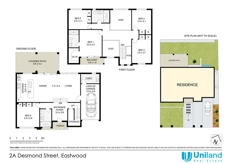 Floorplan of Homely semi-detached listing, 2A Desmond Street, Eastwood NSW 2122
