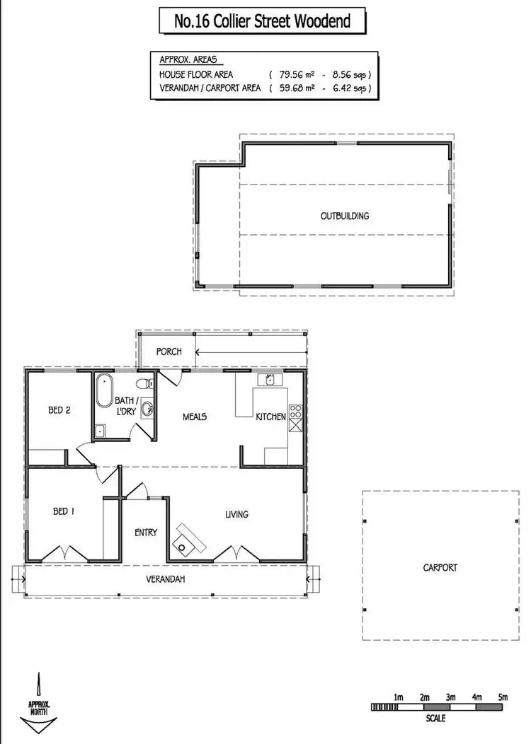 Floorplan of Homely house listing, 16 Collier Street, Woodend VIC 3442