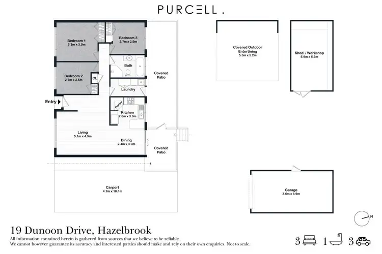 Floorplan of Homely house listing, 19 Dunoon Drive, Hazelbrook NSW 2779